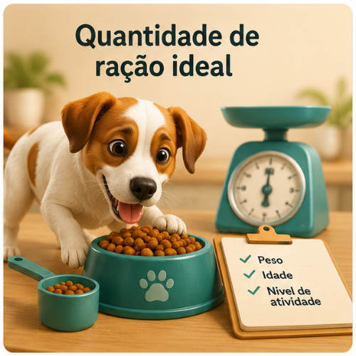Quantidade de ração ideal